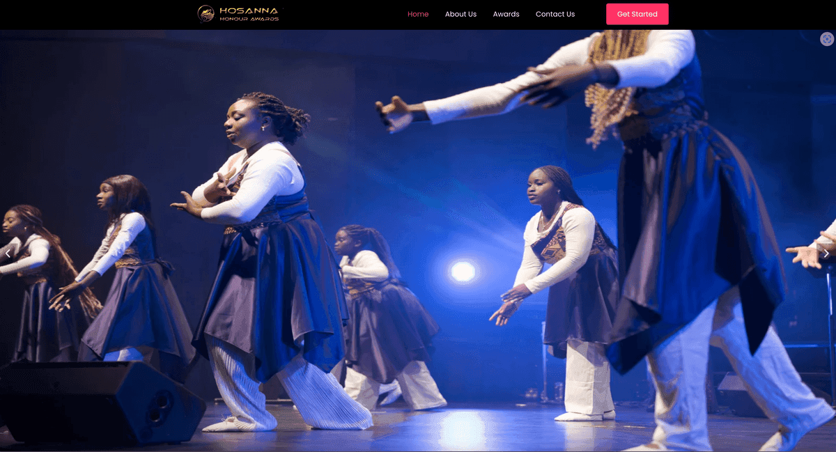 Hosanna Honour Awards screenshot