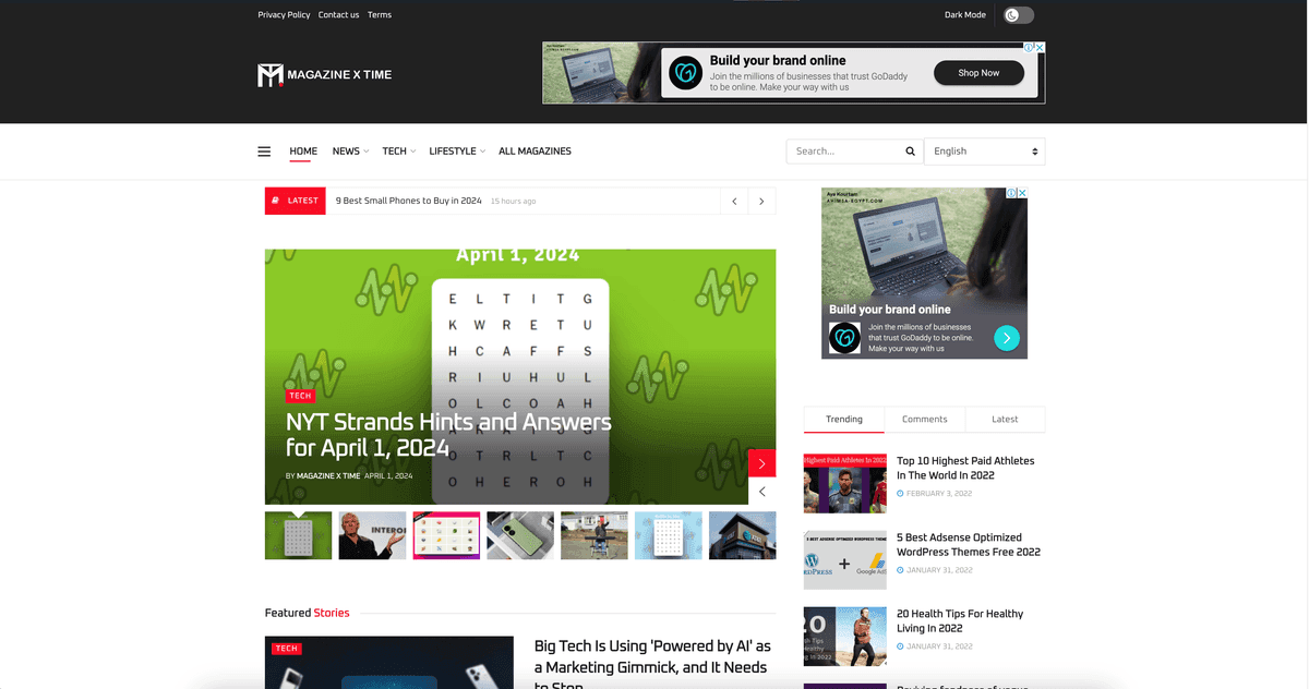 Magazine X Time screenshot